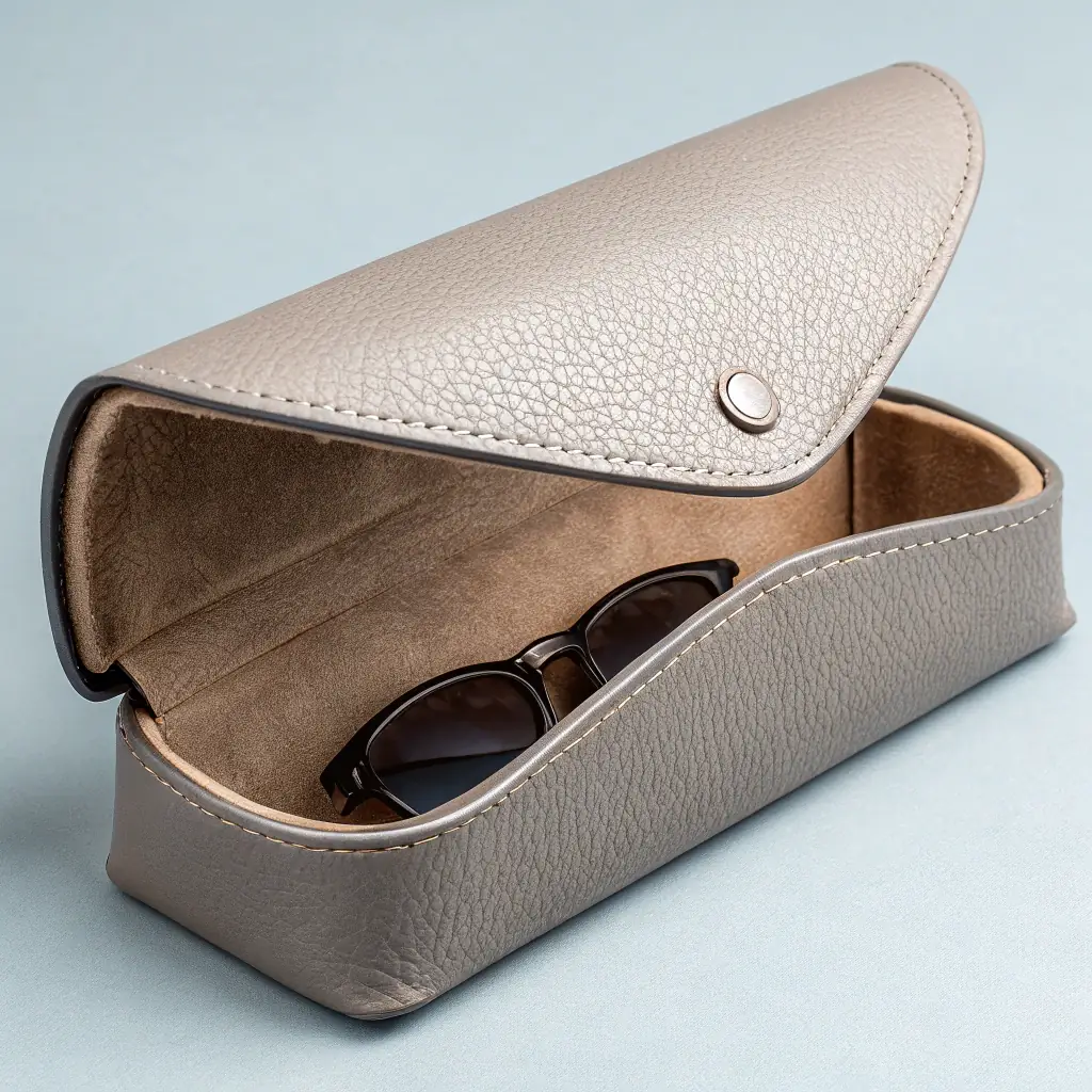 Skórzane etui na okulary